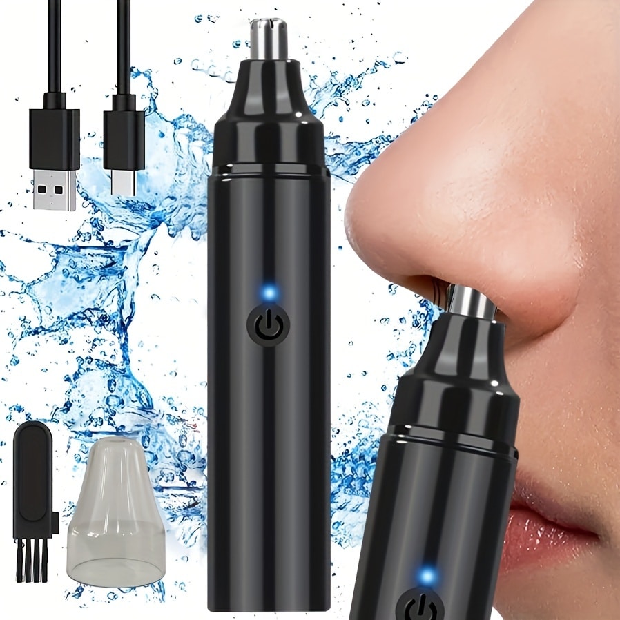 Men'S Grooming Facial - Rechargeable Nose Hair trimmer and Facial