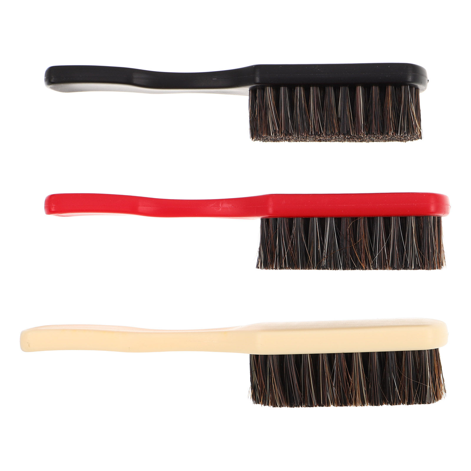 Men'S Grooming Facial - 3Pcs Horse Hair Beard Brush Set