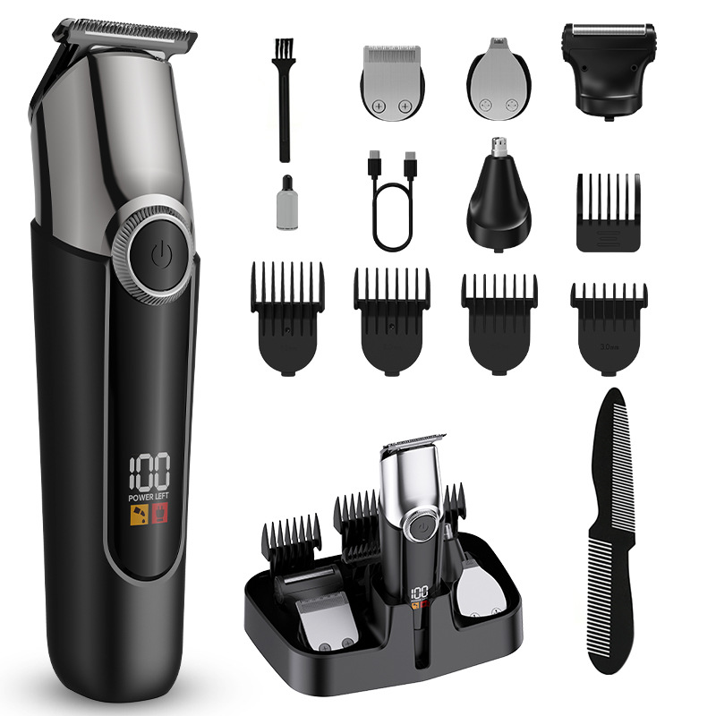 Men'S Grooming Facial - 5-in-1 Electric Cordless Hair for Clipper