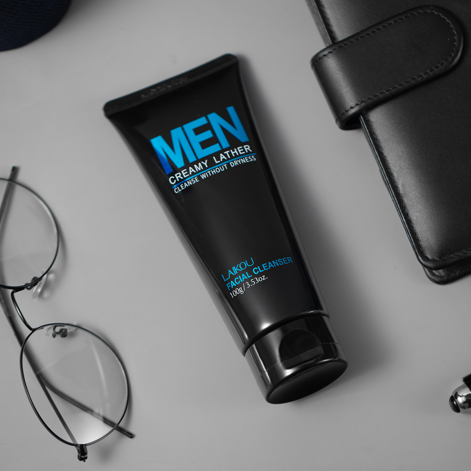 LAIKOU Men Face Wash 100g Deep - Men'S Grooming Facial ulasan dan harga