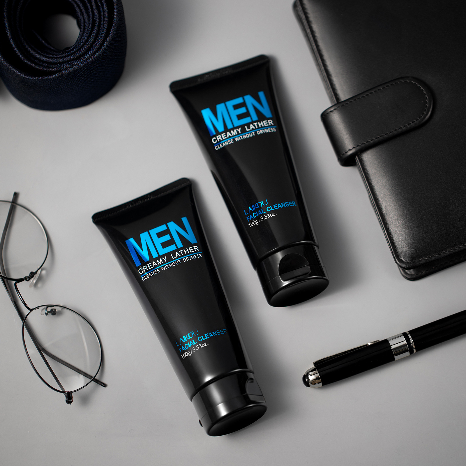 LAIKOU Men Face Wash 100g Deep - Men'S Grooming Facial ulasan dan harga