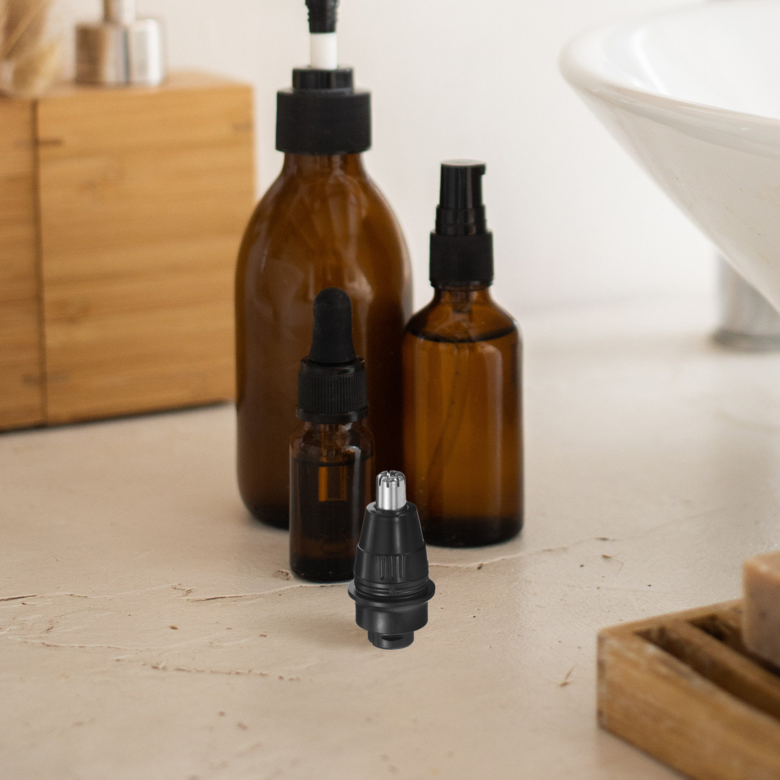 Nose Hair Trimmer Head Electri - Men'S Grooming Facial ulasan dan harga