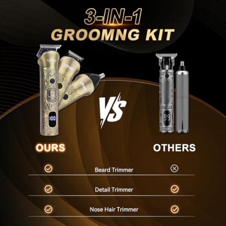 Cordless Electric Hair Trimmer - Men'S Grooming Facial ulasan dan harga