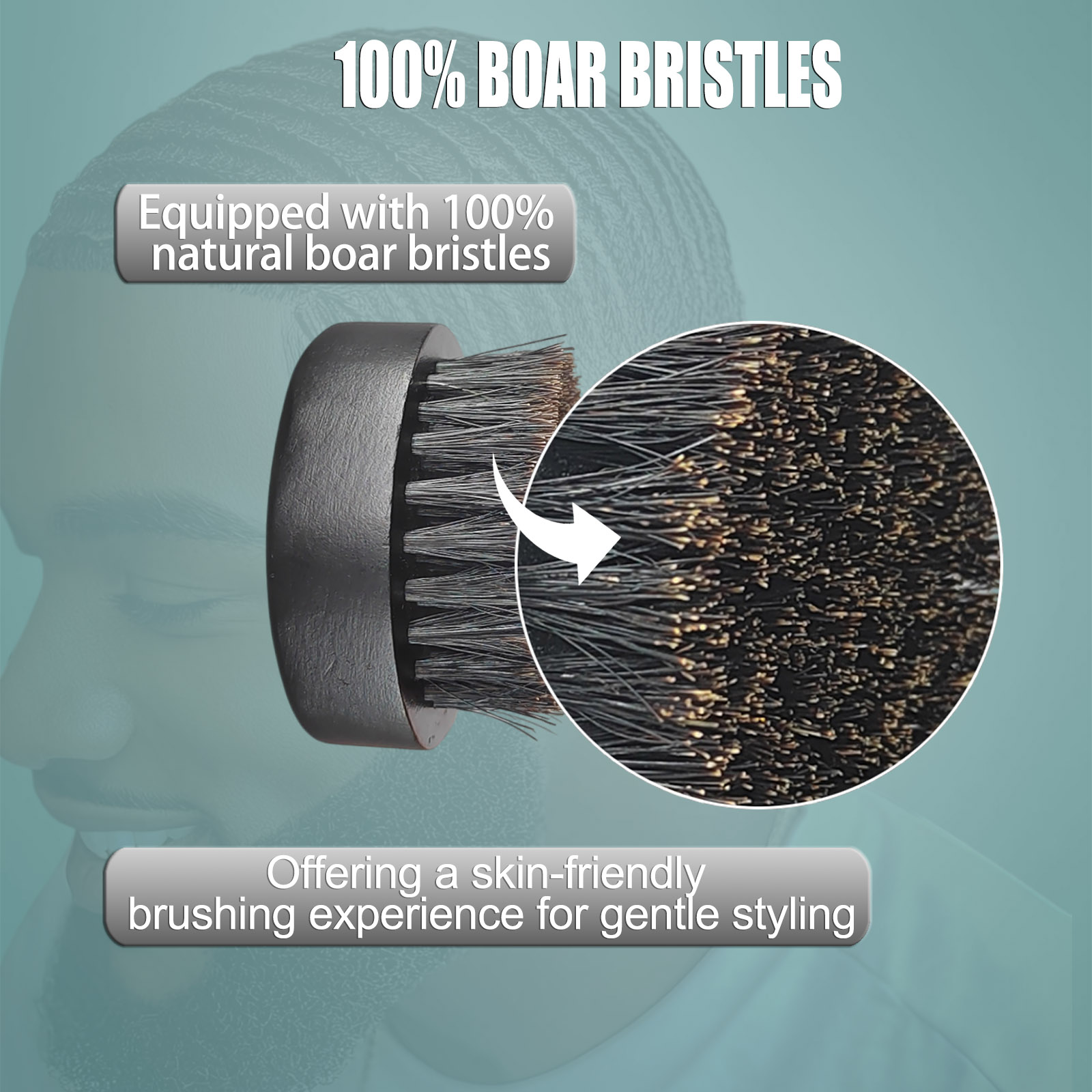 Round Beard Brush for Men – 10 - Men'S Grooming Facial ulasan dan harga