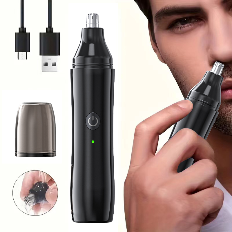 Rechargeable Nose Hair trimmer - Men'S Grooming Facial ulasan dan harga