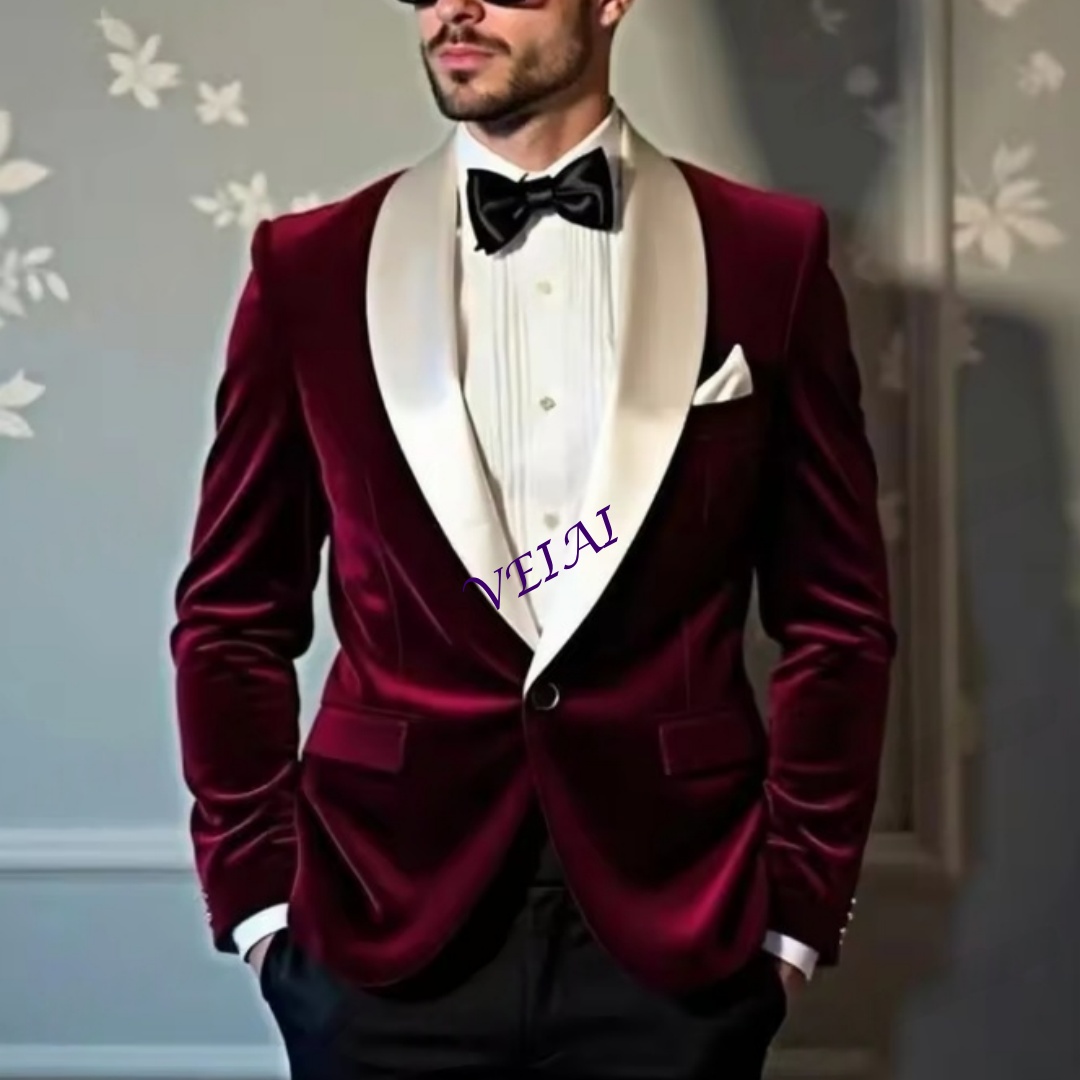 CustomizedNew Burgundy Velvet  - Men'S Grooming Daily ulasan dan harga