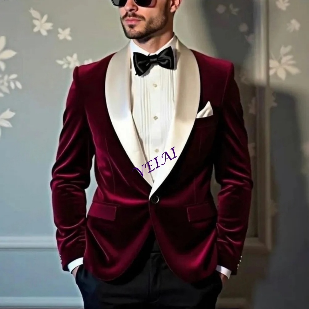 CustomizedNew Burgundy Velvet  - Men'S Grooming Daily ulasan dan harga