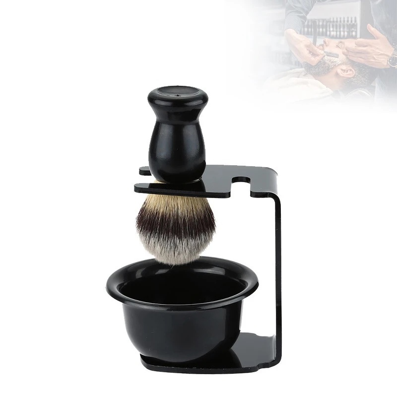 Shaving Brush and Bowl with Ac - Men'S Grooming Facial ulasan dan harga