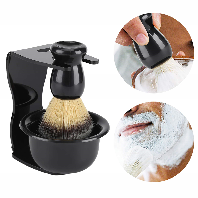 Shaving Brush and Bowl with Ac - Men'S Grooming Facial ulasan dan harga