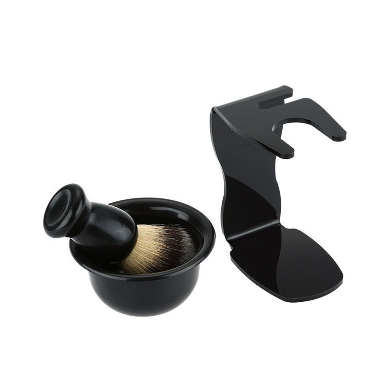 Shaving Brush and Bowl with Ac - Men'S Grooming Facial ulasan dan harga