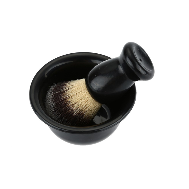 Shaving Brush and Bowl with Ac - Men'S Grooming Facial ulasan dan harga