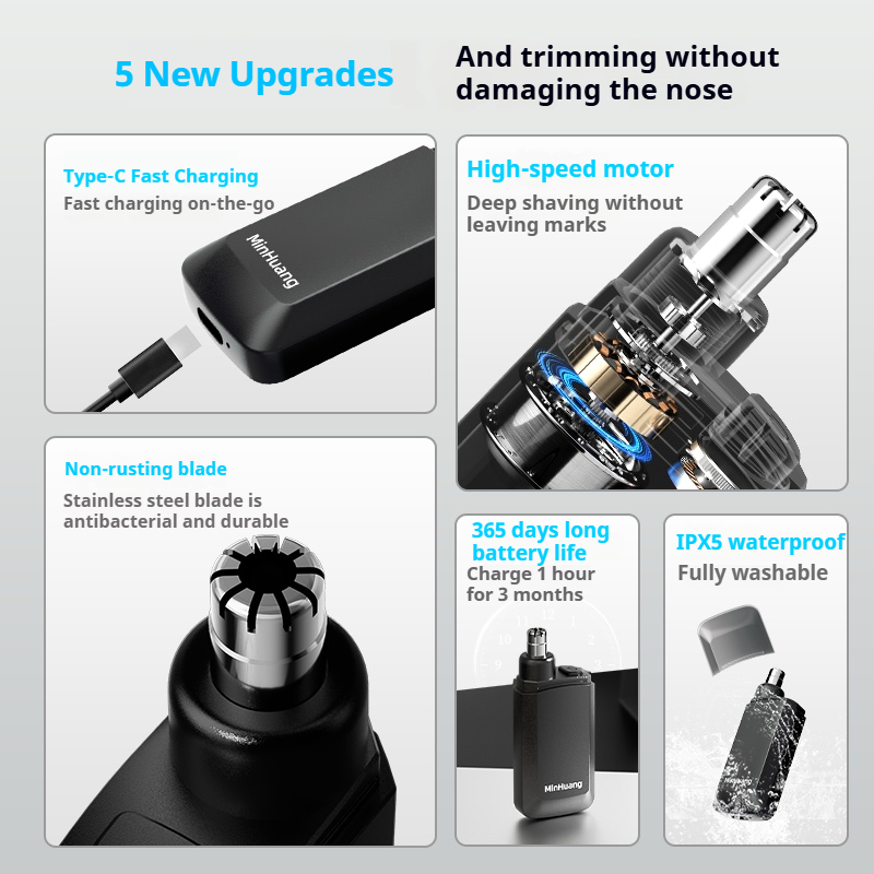 Electric Nose Hair Trimmer for - Men'S Grooming Facial ulasan dan harga