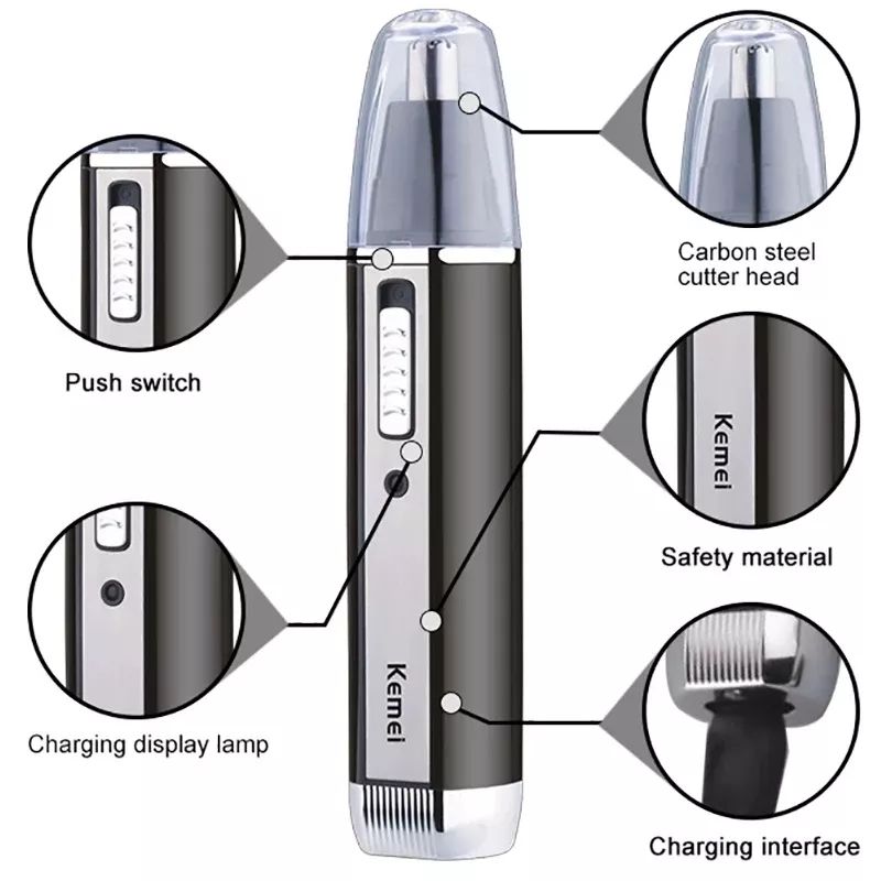 Kemei Rechargeable Electric Al - Men'S Grooming Facial ulasan dan harga
