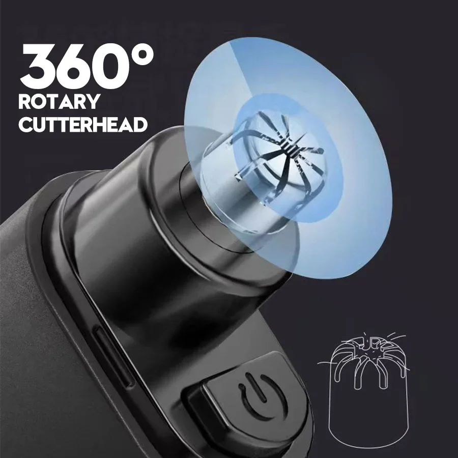 Rechargeable Nose Hair Trimmer - Men'S Grooming Facial ulasan dan harga