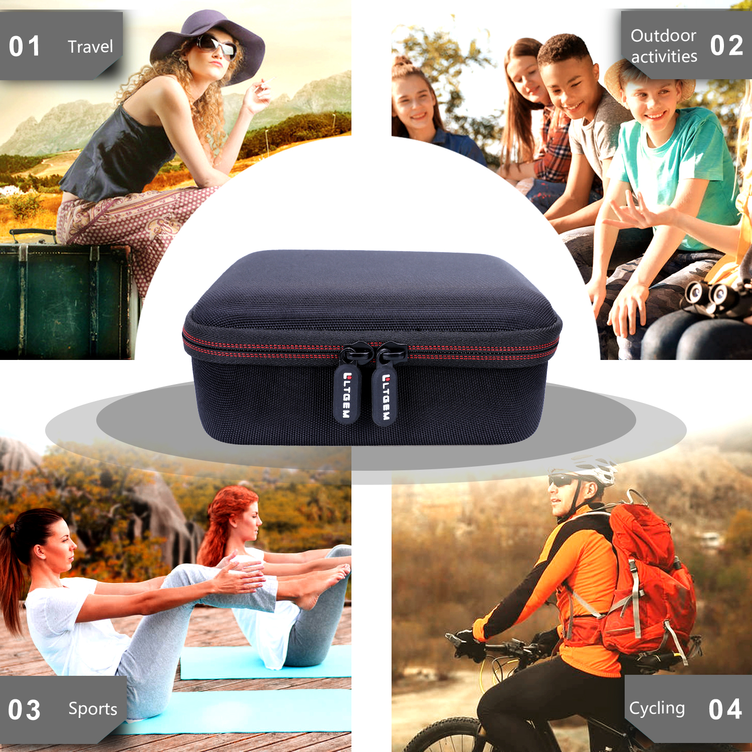 LTGEM Razor Case for Bald Men  - Mens Grooming Travel Kit ulasan dan harga