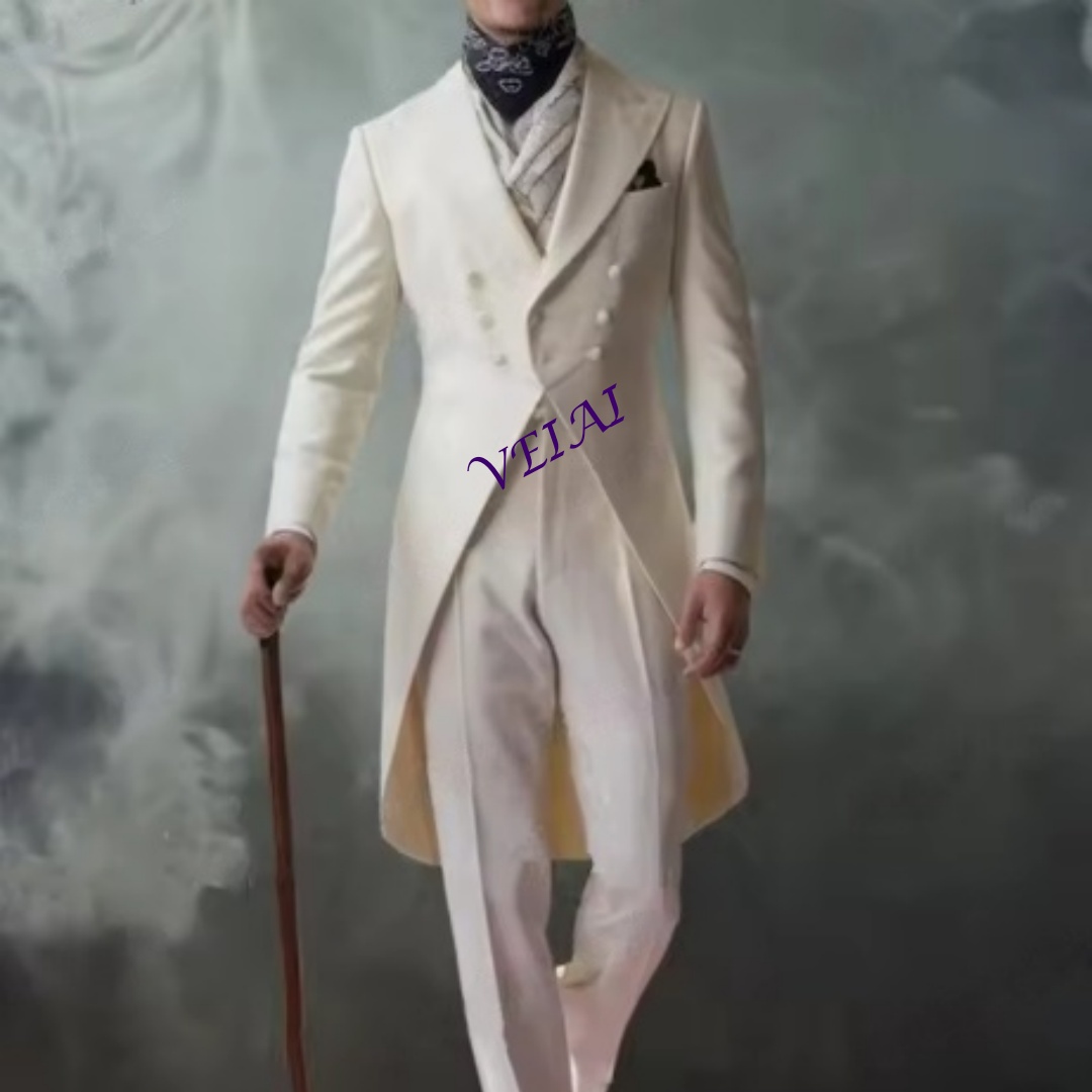 CustomizedNew White Long Jacke - Men'S Grooming Daily ulasan dan harga