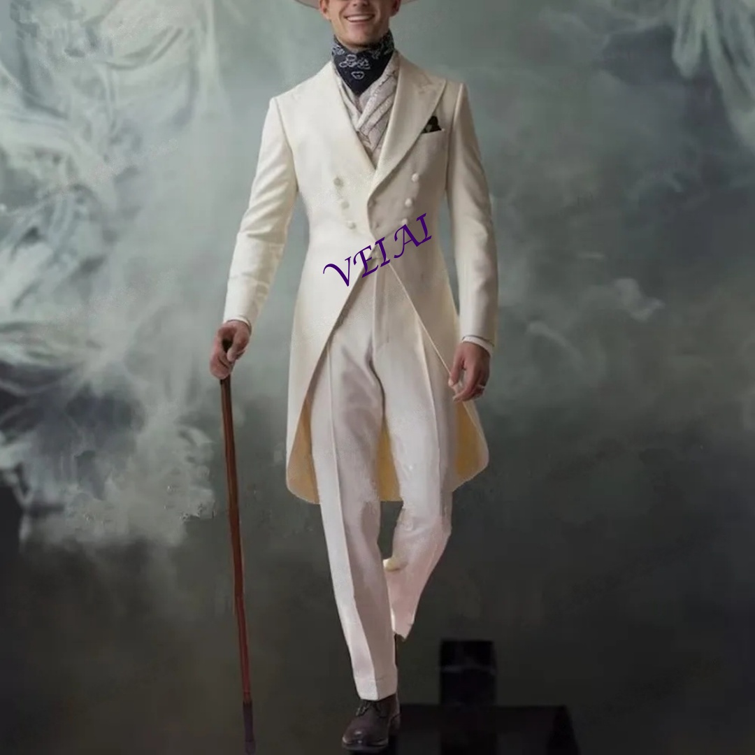 CustomizedNew White Long Jacke - Men'S Grooming Daily ulasan dan harga