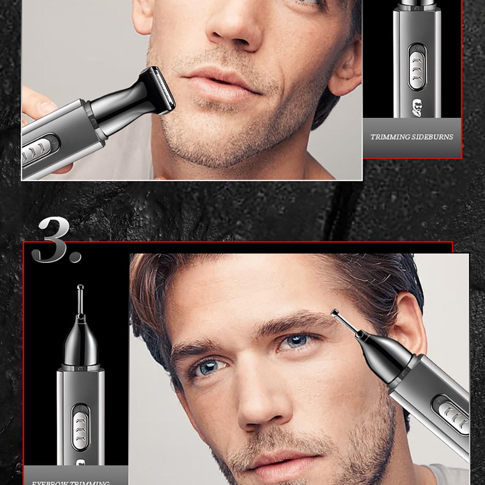 Kemei Multifunction Ear and No - Men'S Grooming Facial ulasan dan harga