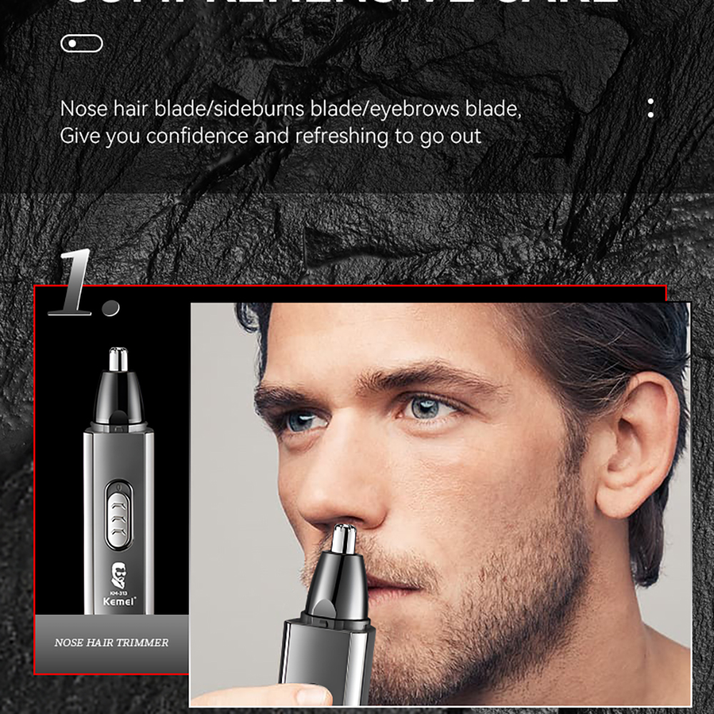 Kemei Multifunction Ear and No - Men'S Grooming Facial ulasan dan harga