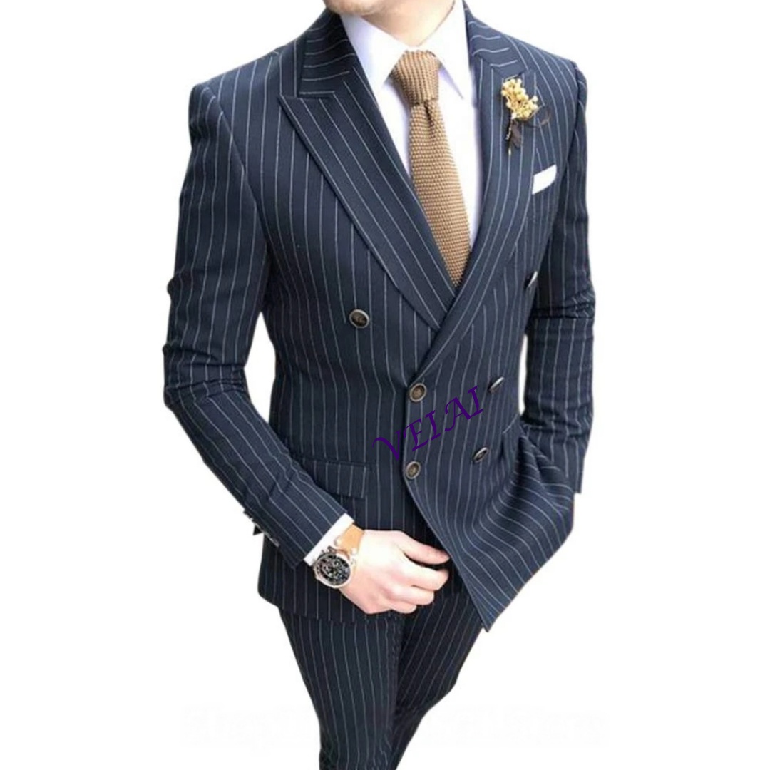 New Blue Collar White Men Suit - Men'S Grooming Daily ulasan dan harga