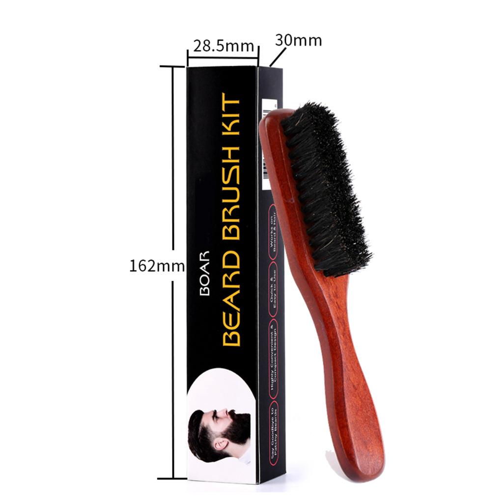 Wooden Beard Brush Long Handle - Men'S Grooming Facial ulasan dan harga