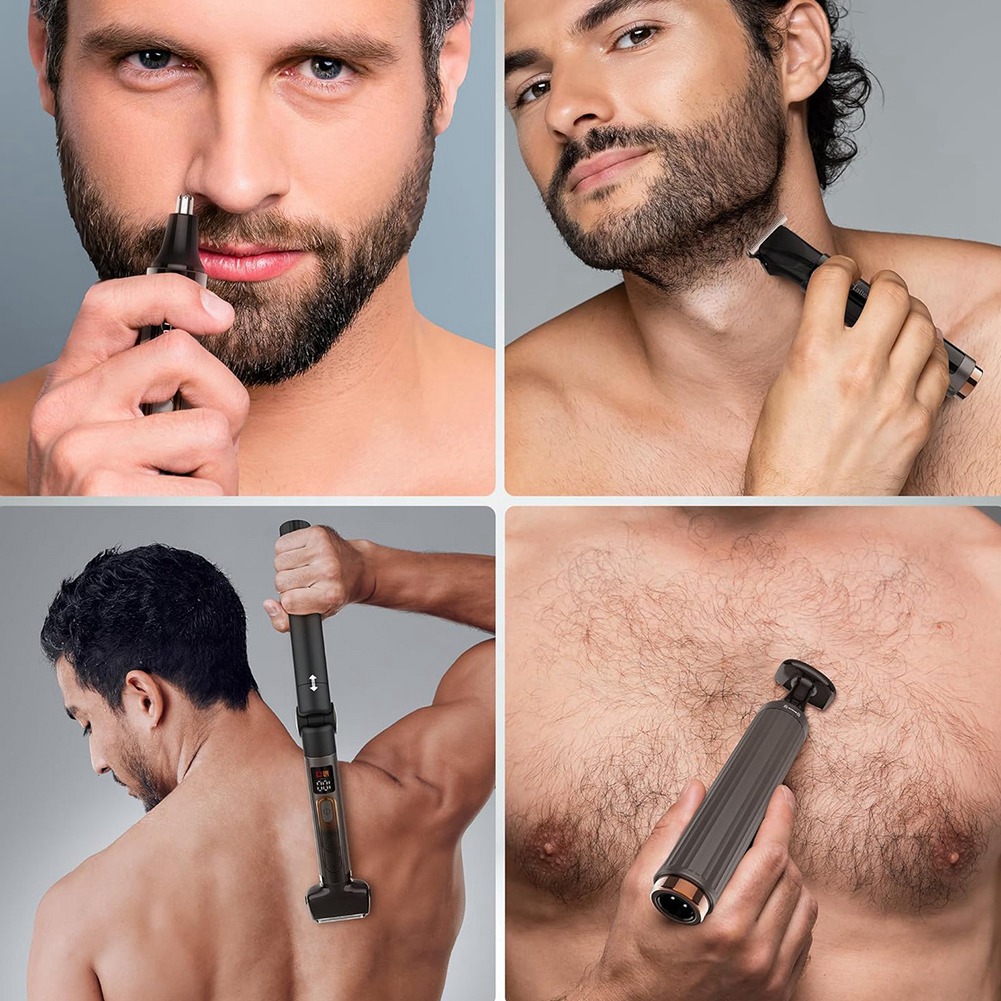 【RABATT】Mens Electric Back Sha - Men'S Grooming Facial ulasan dan harga