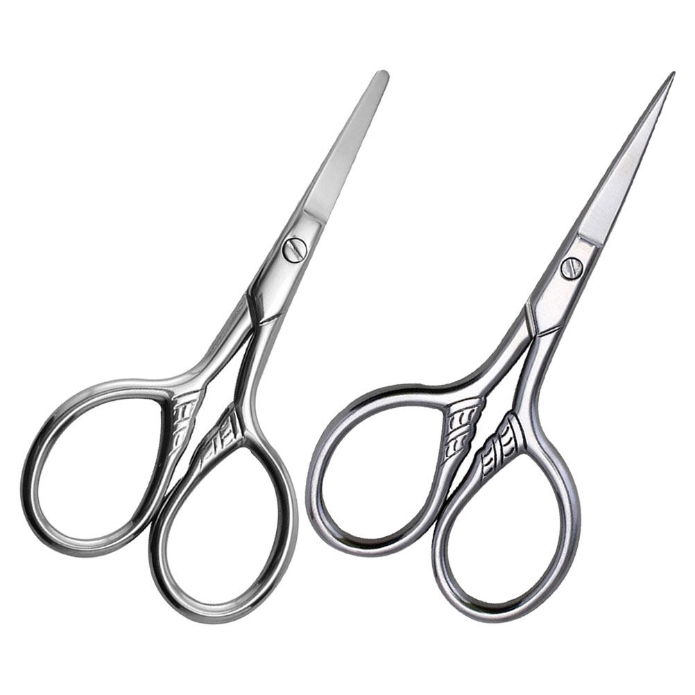 2Pcs Stainless Steel Eyebrow S - Men'S Grooming Facial ulasan dan harga